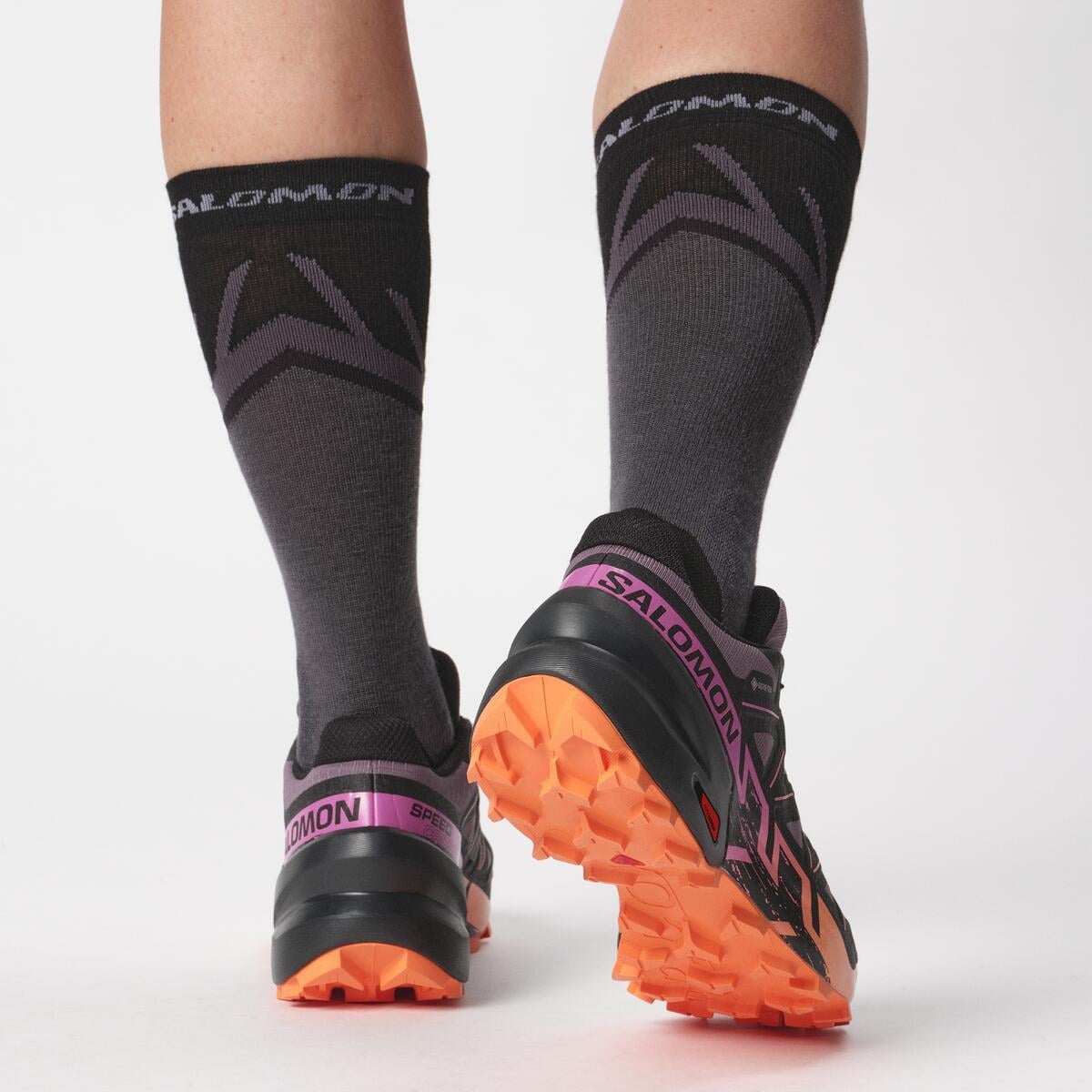 Salomon Speedcross 6 Gore-Tex Kadın Koşu Ayakkabısı - Pembe - Pembe - L47465700 - image 7