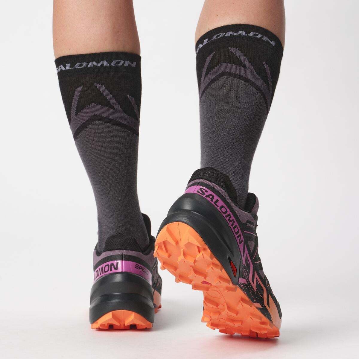 Salomon Speedcross 6 Gore-Tex Kadın Koşu Ayakkabısı - Pembe - Pembe - L47465700 - image 7