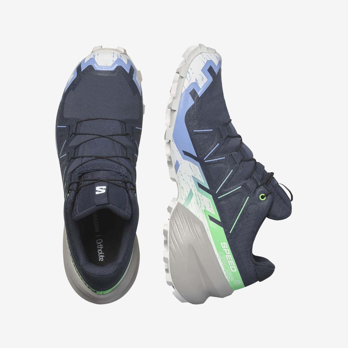 Salomon Speedcross 6 Gore-Tex Kadın Koşu Ayakkabısı - Pembe - Lacivert - L47465900 - image 2