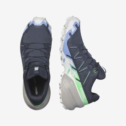 Salomon Speedcross 6 Gore-Tex Kadın Koşu Ayakkabısı - Pembe - Lacivert - L47465900 - image 2