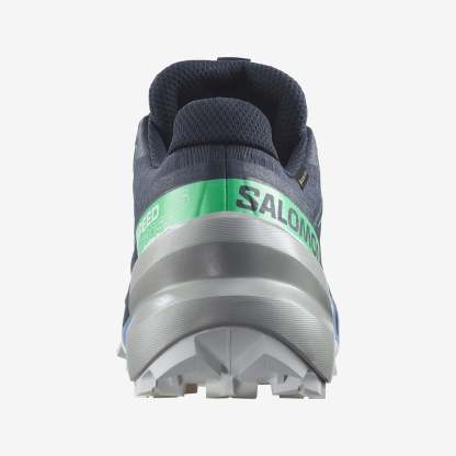 Salomon Speedcross 6 Gore-Tex Kadın Koşu Ayakkabısı - Pembe - Lacivert - L47465900 - image 5