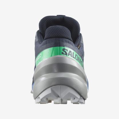 Salomon SPEEDCROSS 6 GORE-TEX Kadın Koşu Ayakkabısı Ballad Blue L47880100 - Lacivert - L47465900 - image 5