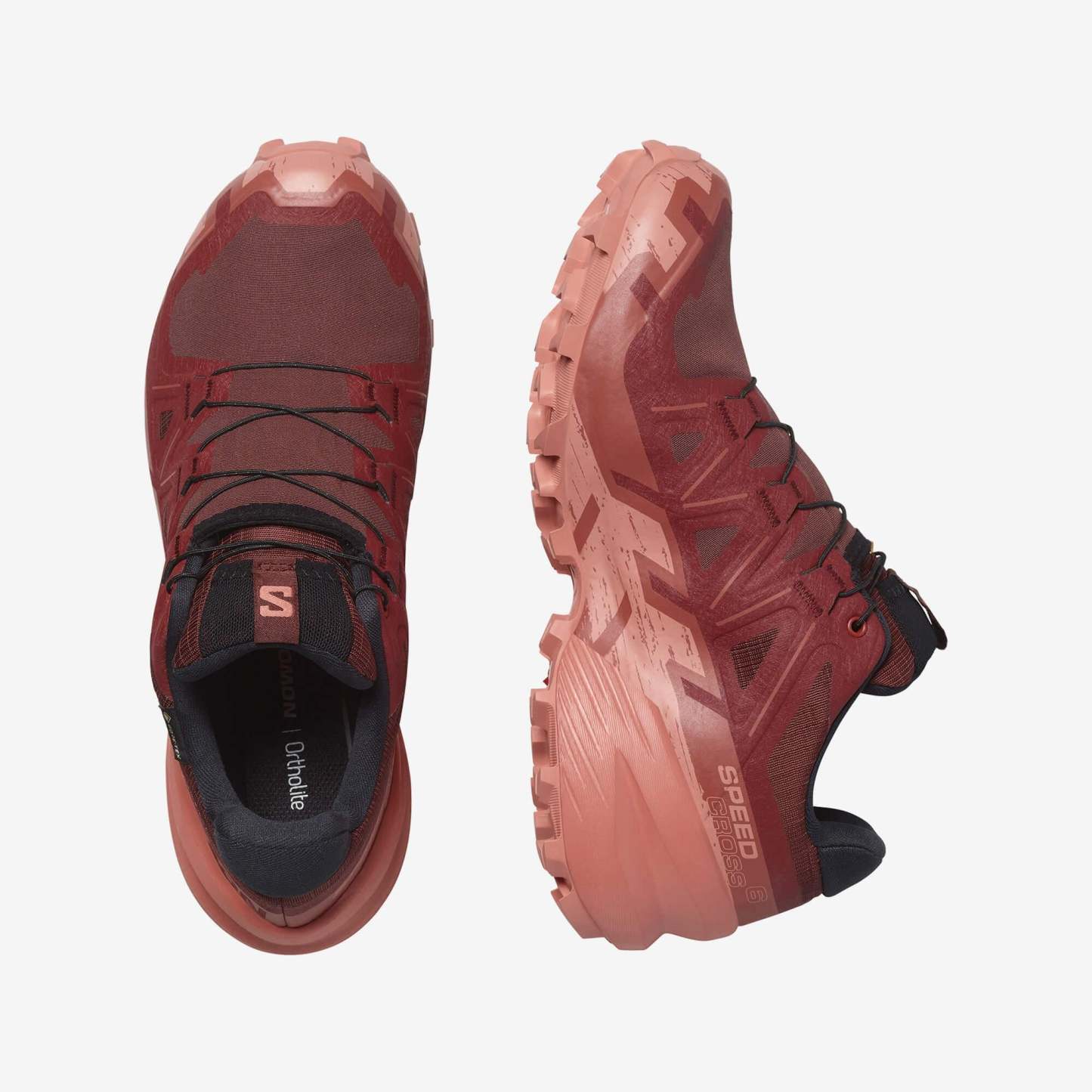 Salomon Speedcross 6 Gore-Tex Kadın Koşu Ayakkabısı - Pembe - Kırmızı - L47584300 - image 2