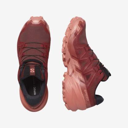 Salomon Speedcross 6 Gore-Tex Kadın Koşu Ayakkabısı - Pembe - Kırmızı - L47584300 - image 2