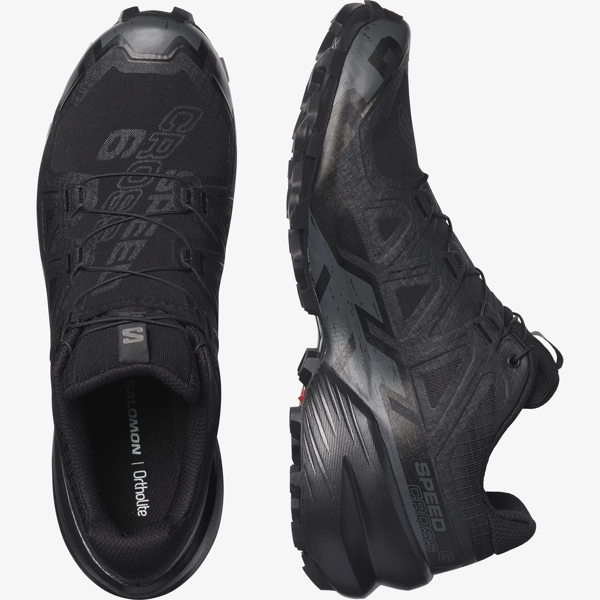 Salomon SPEEDCROSS 6 Erkek Koşu Ayakkabısı Natural L47811000 - Siyah - L41737900 - image 2