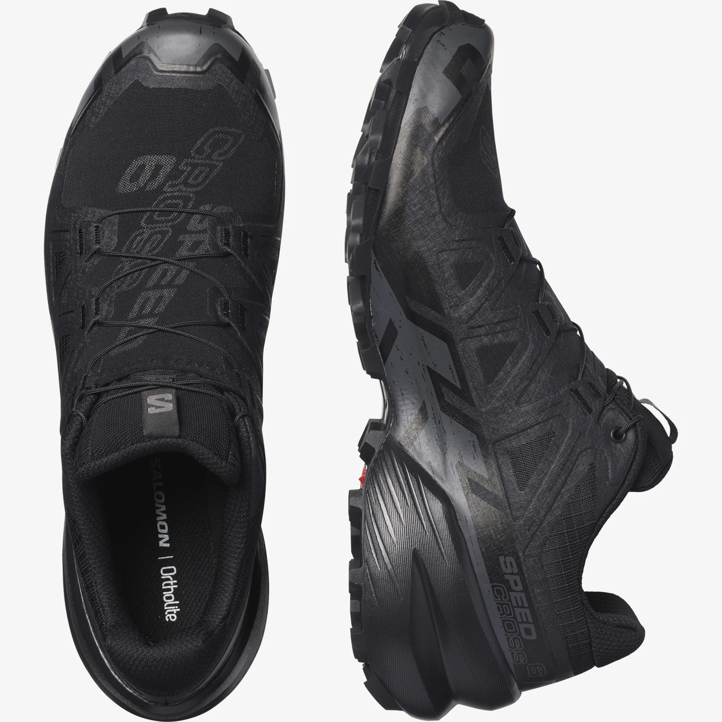Salomon SPEEDCROSS 6 Erkek Koşu Ayakkabısı Black L49225100 - Siyah - L41737900 - image 2