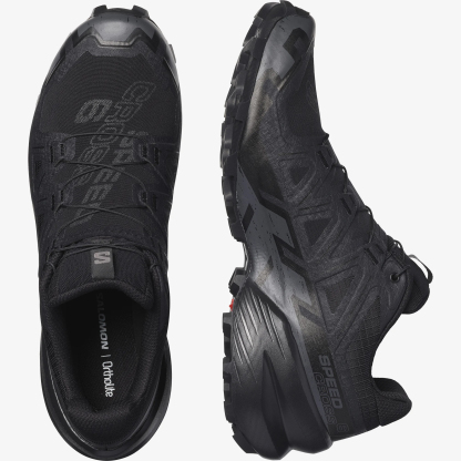 Salomon SPEEDCROSS 6 Erkek Koşu Ayakkabısı Black L49225100 - Siyah - L41737900 - image 2