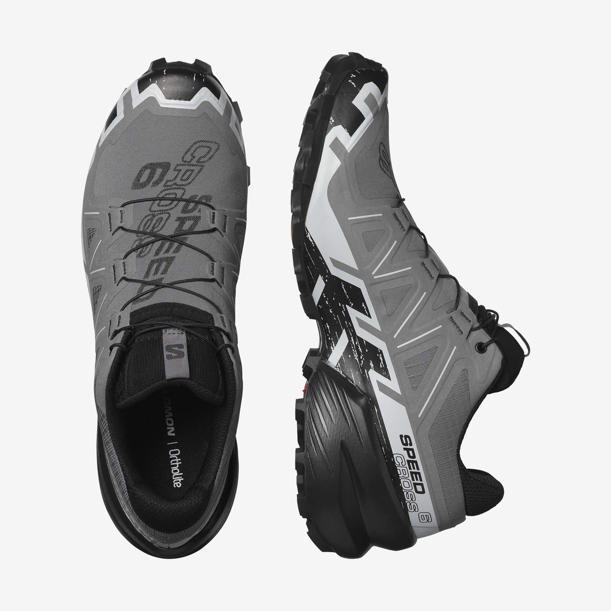 Salomon SPEEDCROSS 6 Erkek Koşu Ayakkabısı Black L49225100 - Gri - L41738000 - image 2