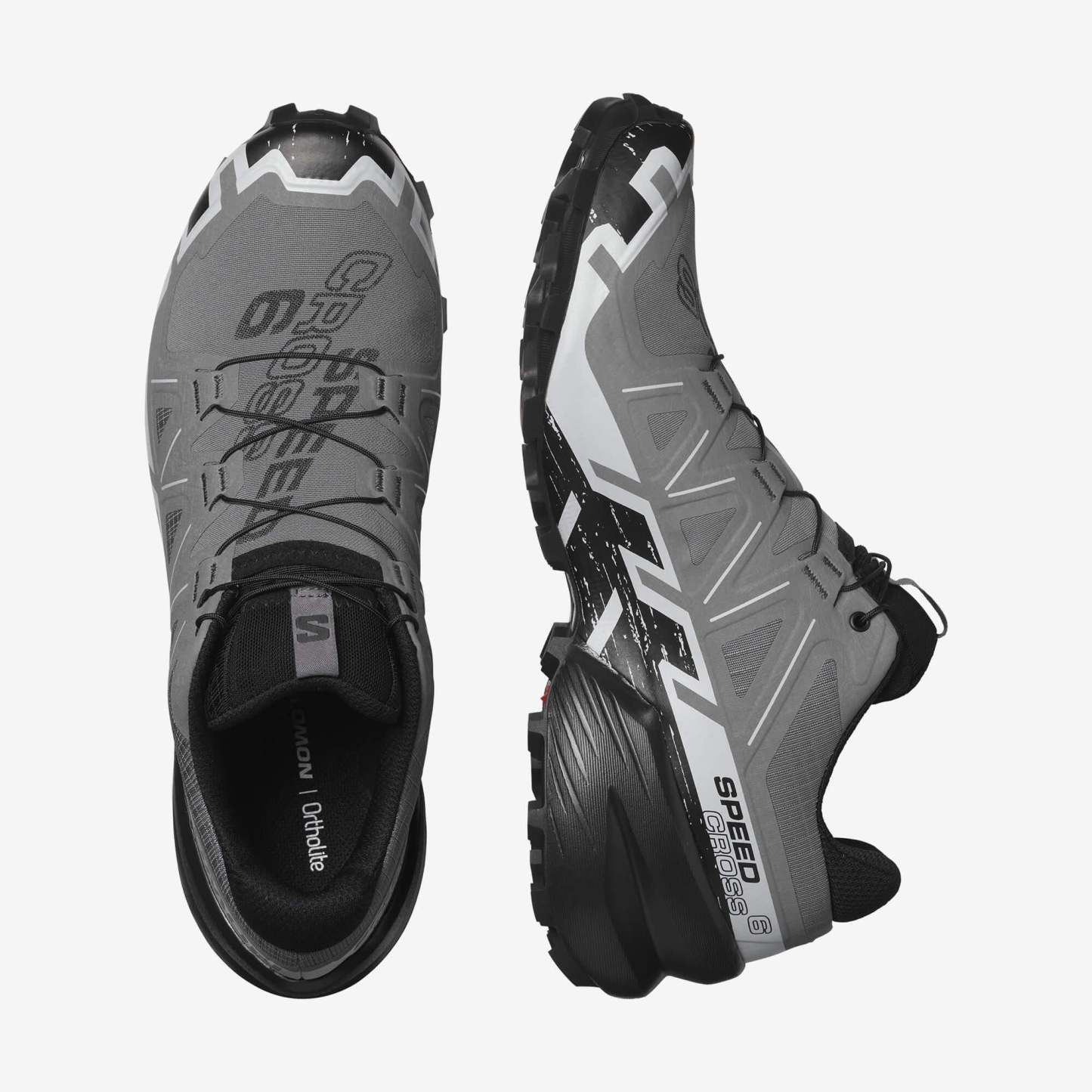 Salomon SPEEDCROSS 6 Erkek Koşu Ayakkabısı Black L49225100 - Gri - L41738000 - image 2