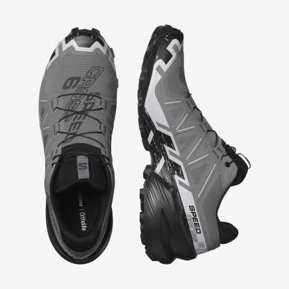 Salomon SPEEDCROSS 6 Erkek Koşu Ayakkabısı Black L49225100 - Gri - L41738000 - image 2