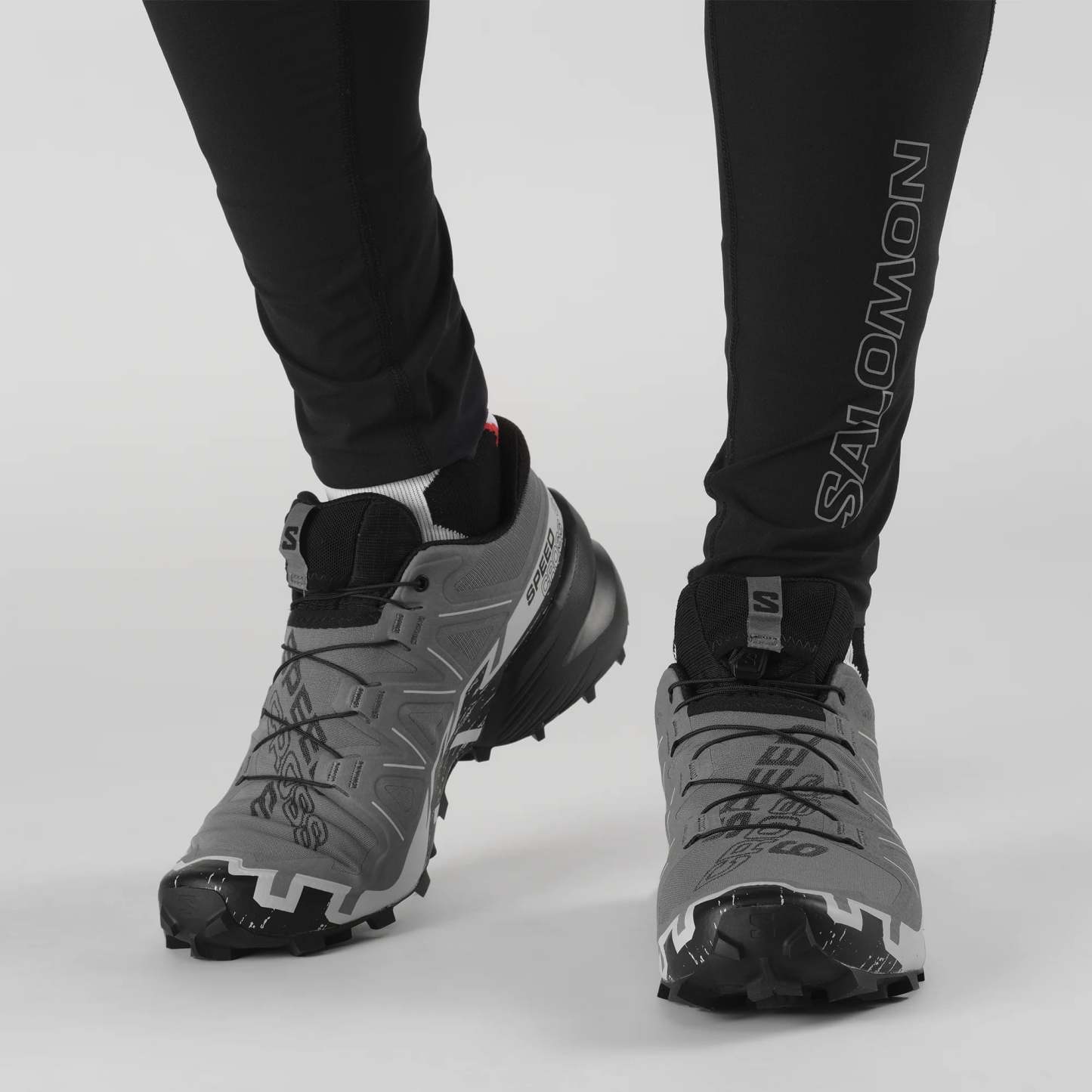 Salomon SPEEDCROSS 6 Erkek Koşu Ayakkabısı Black L49225100 - Gri - L41738000 - image 5