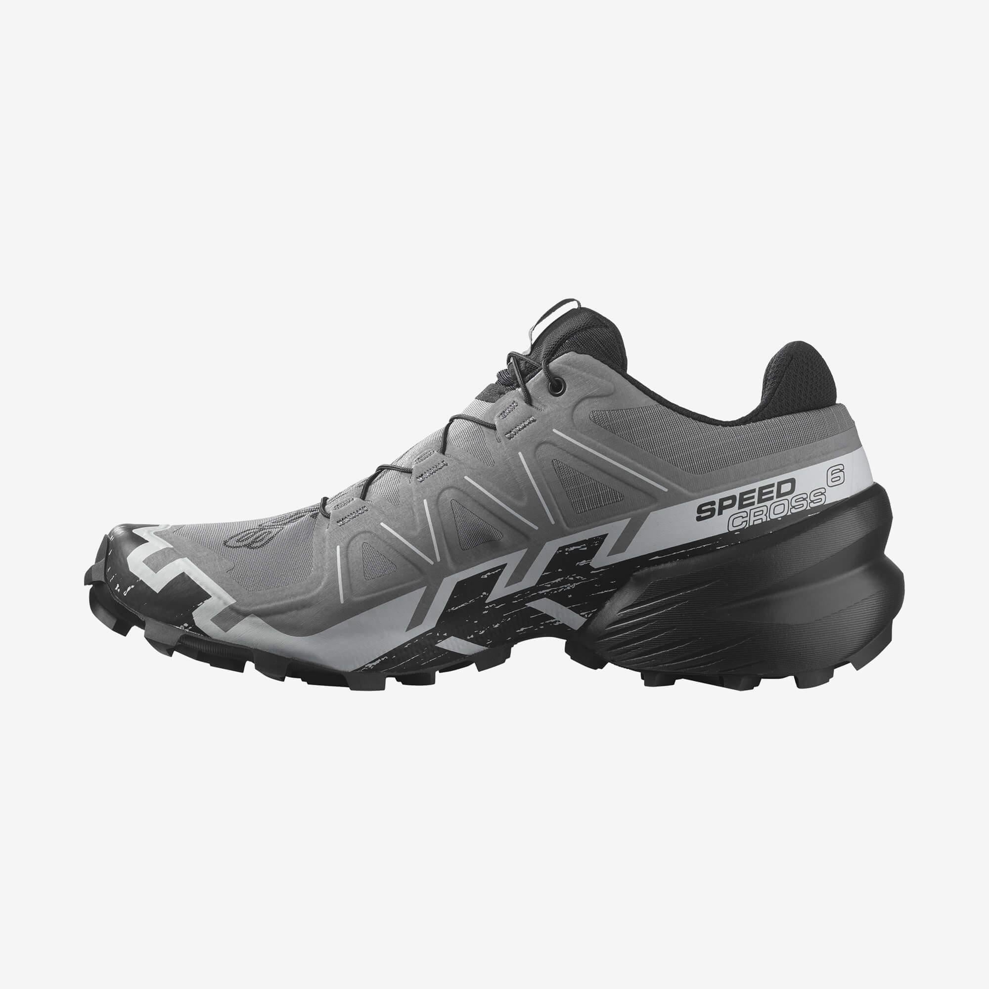Salomon SPEEDCROSS 6 Erkek Koşu Ayakkabısı Black L49225100 - Gri - L41738000 - image 3