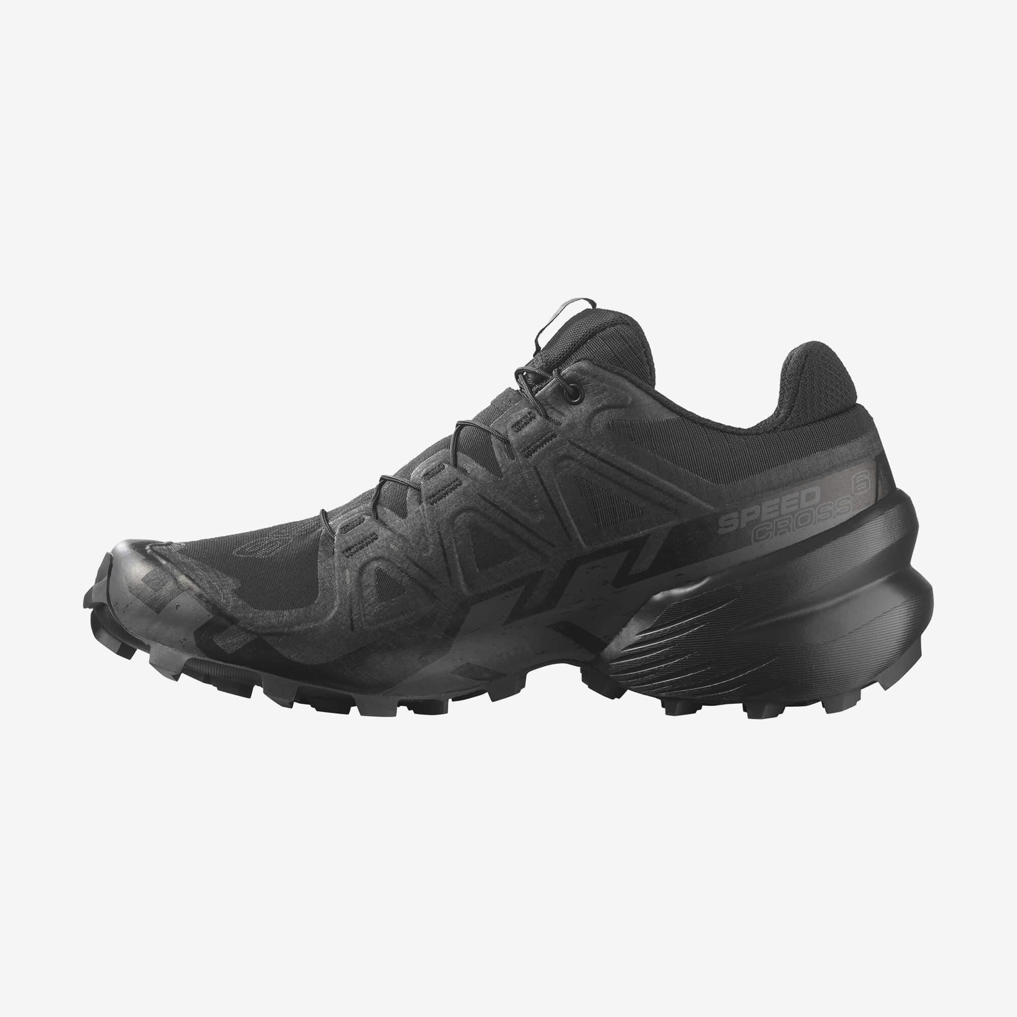 Salomon Speedcross 6 Kadın Koşu Ayakkabısı - Siyah - Siyah - L41742800 - image 3