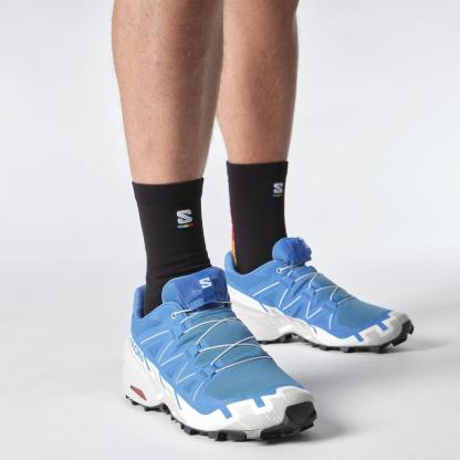 Salomon SPEEDCROSS 6 Erkek Koşu Ayakkabısı Black L49225100 - Mavi Erkek Koşu Ayakkabısı - L47765800 - image 7