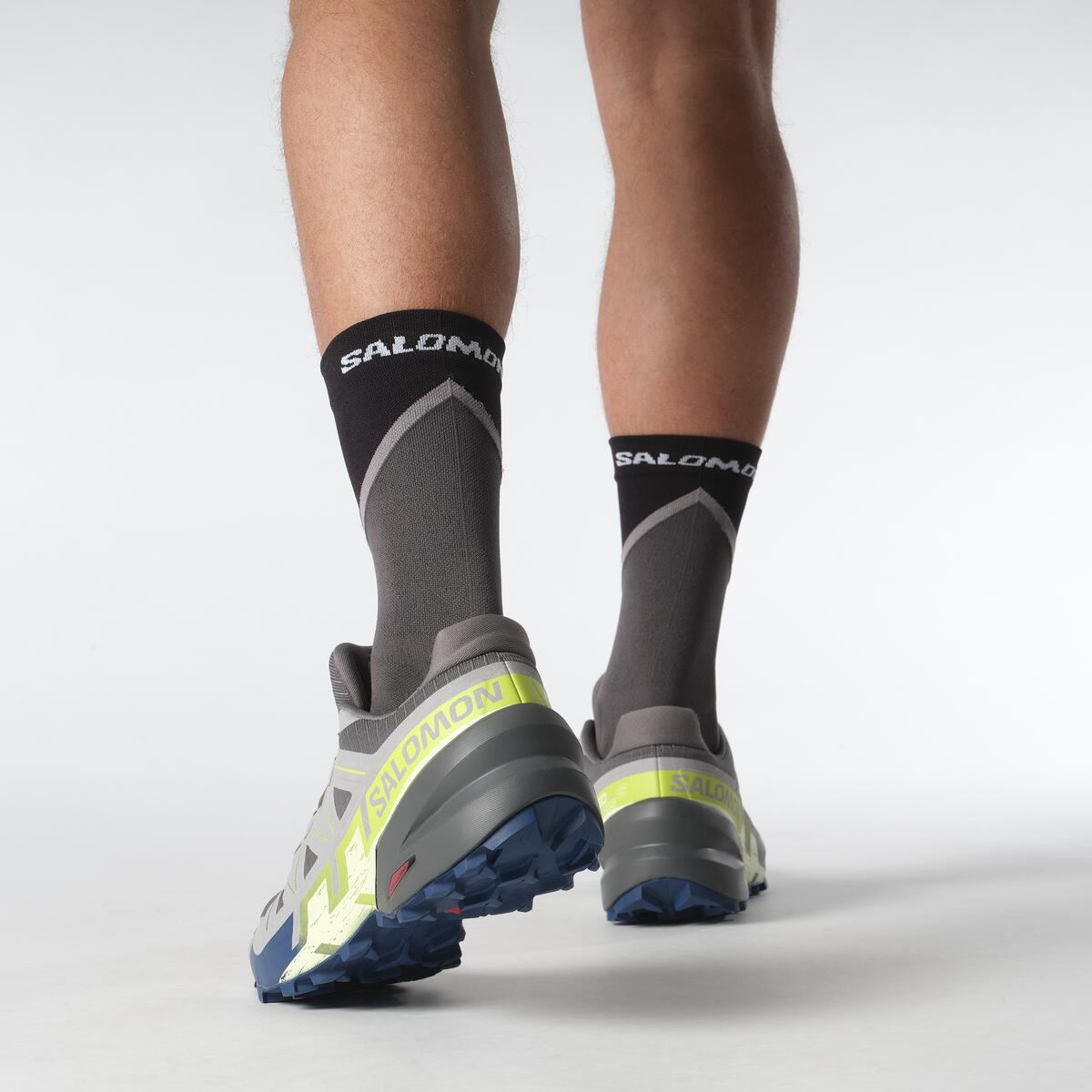 Salomon SPEEDCROSS 6 Erkek Koşu Ayakkabısı Black L49225100 - Gri Erkek Koşu Ayakkabısı - L47810900 - image 7
