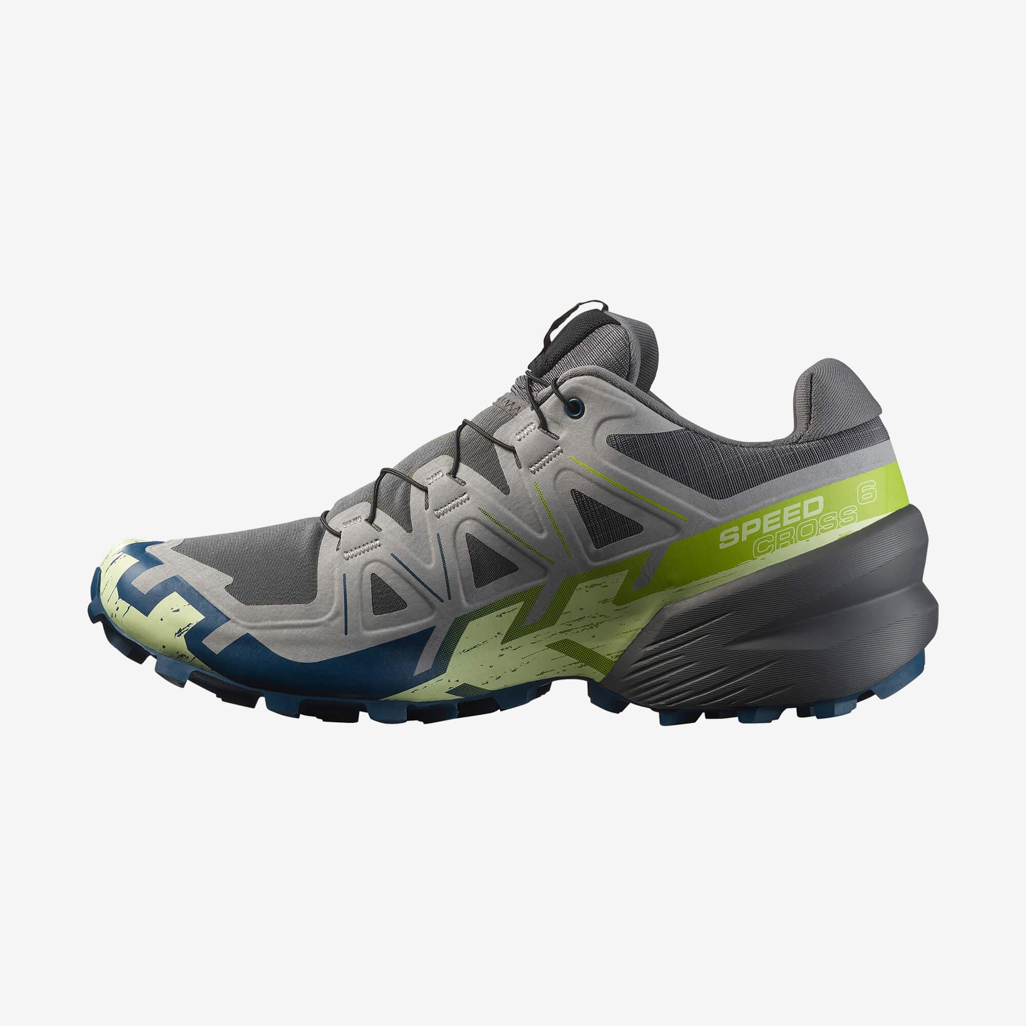 Salomon SPEEDCROSS 6 Erkek Koşu Ayakkabısı Black L49225100 - Gri Erkek Koşu Ayakkabısı - L47810900 - image 3