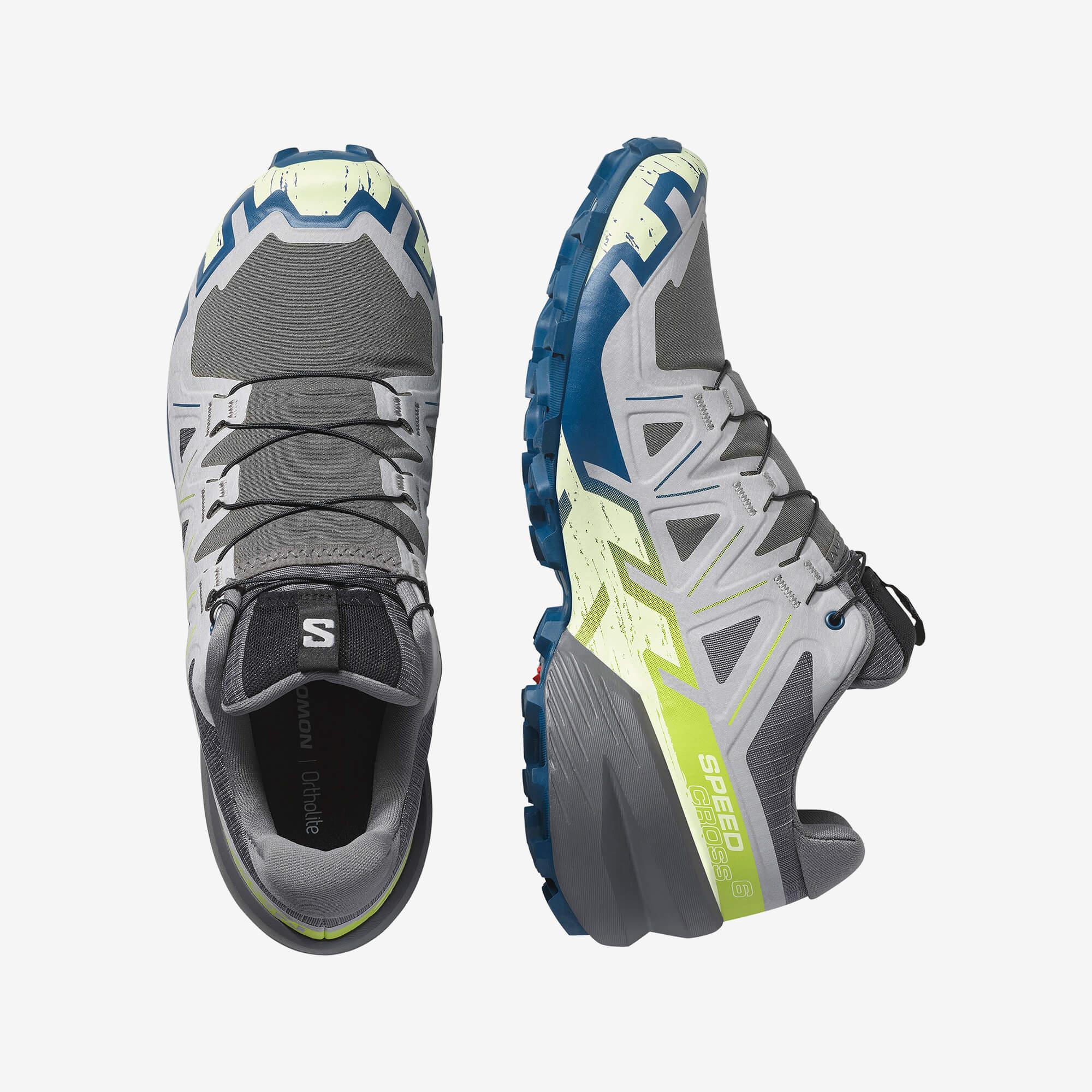 Salomon SPEEDCROSS 6 Erkek Koşu Ayakkabısı Black L49225100 - Gri Erkek Koşu Ayakkabısı - L47810900 - image 2