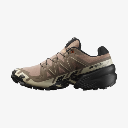 Salomon SPEEDCROSS 6 Erkek Koşu Ayakkabısı Black L49225100 - Natural - L47811000 - image 4