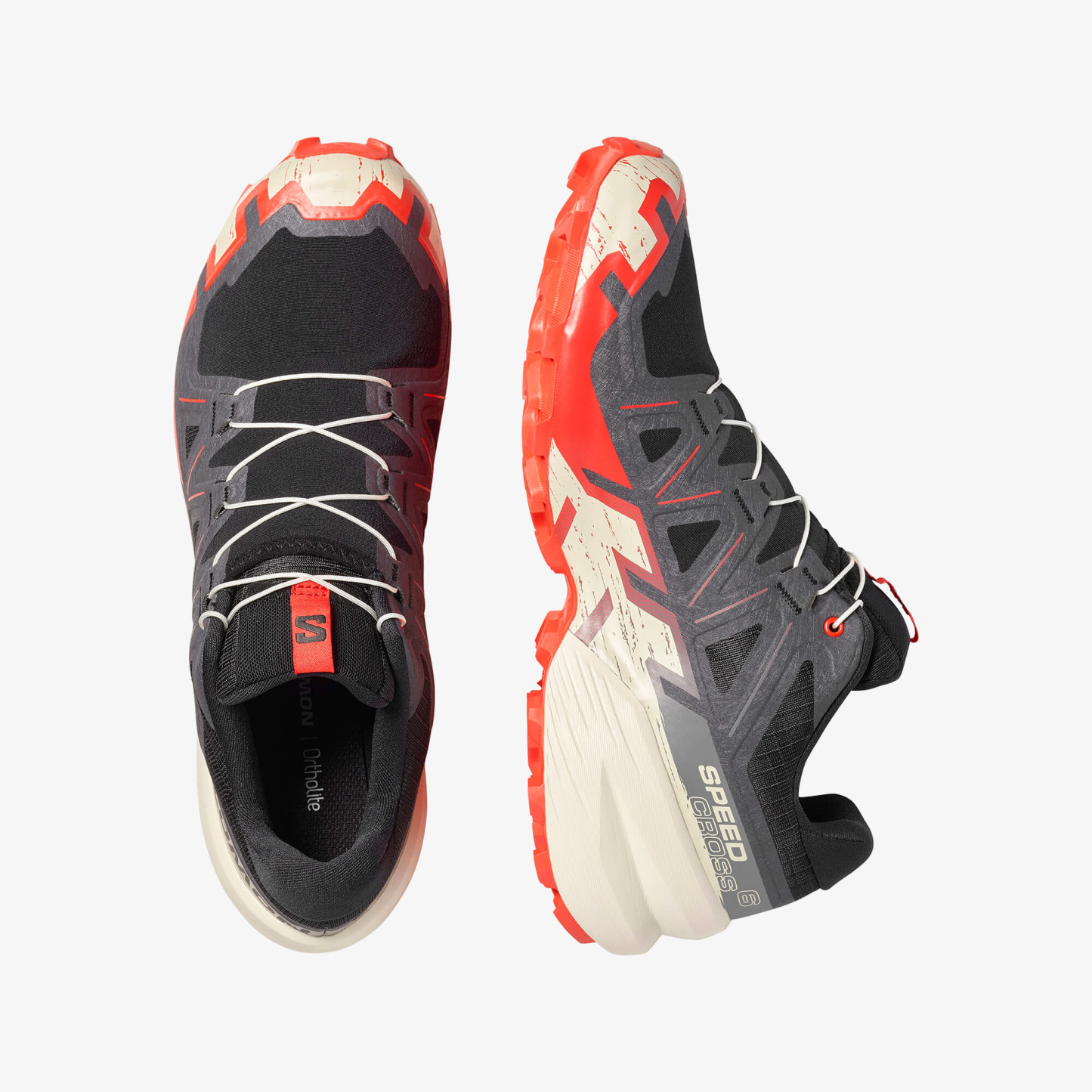 Salomon SPEEDCROSS 6 Erkek Koşu Ayakkabısı Natural L47811000 - Black - L49225100 - image 2