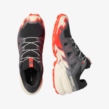 Salomon SPEEDCROSS 6 Erkek Koşu Ayakkabısı Black L49225100 - Black - L49225100 - image 2