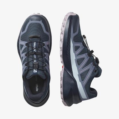 Salomon SPEEDCROSS PEAK GORE-TEX Kadın Koşu Ayakkabısı Black L47603500 - Blue Nights - L47790700 - image 2