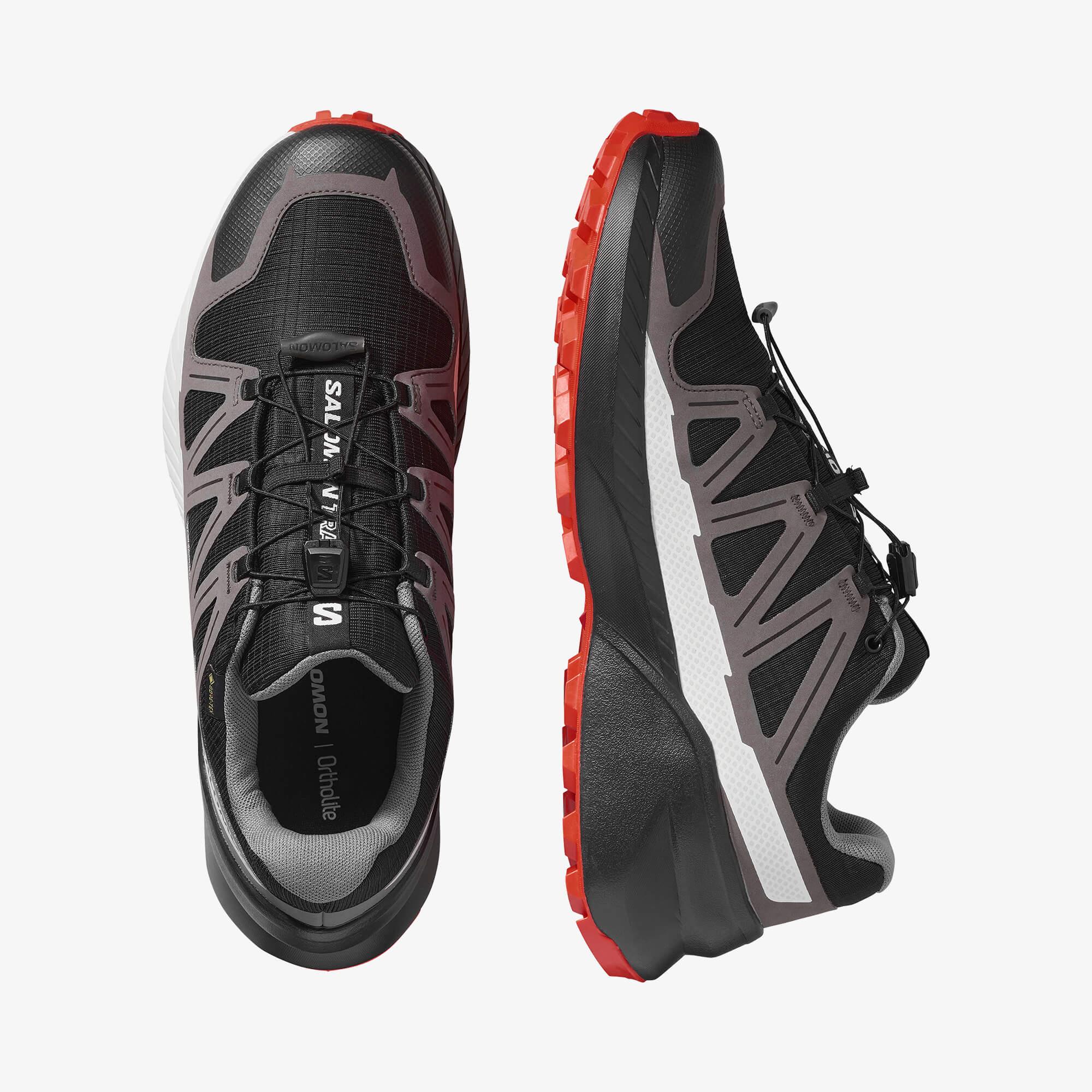 Salomon SPEEDCROSS PEAK GORE-TEX Erkek Koşu Ayakkabısı Stone Gray L47853100 - Black [L47852800] - L47852800 - image 2