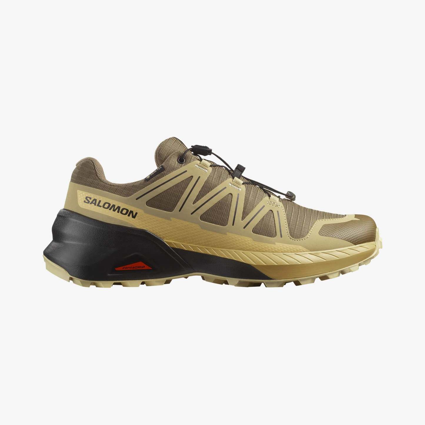 Salomon SPEEDCROSS PEAK GORE-TEX Erkek Koşu Ayakkabısı Black L47790500 - Stone Gray - L47853100 - image 1