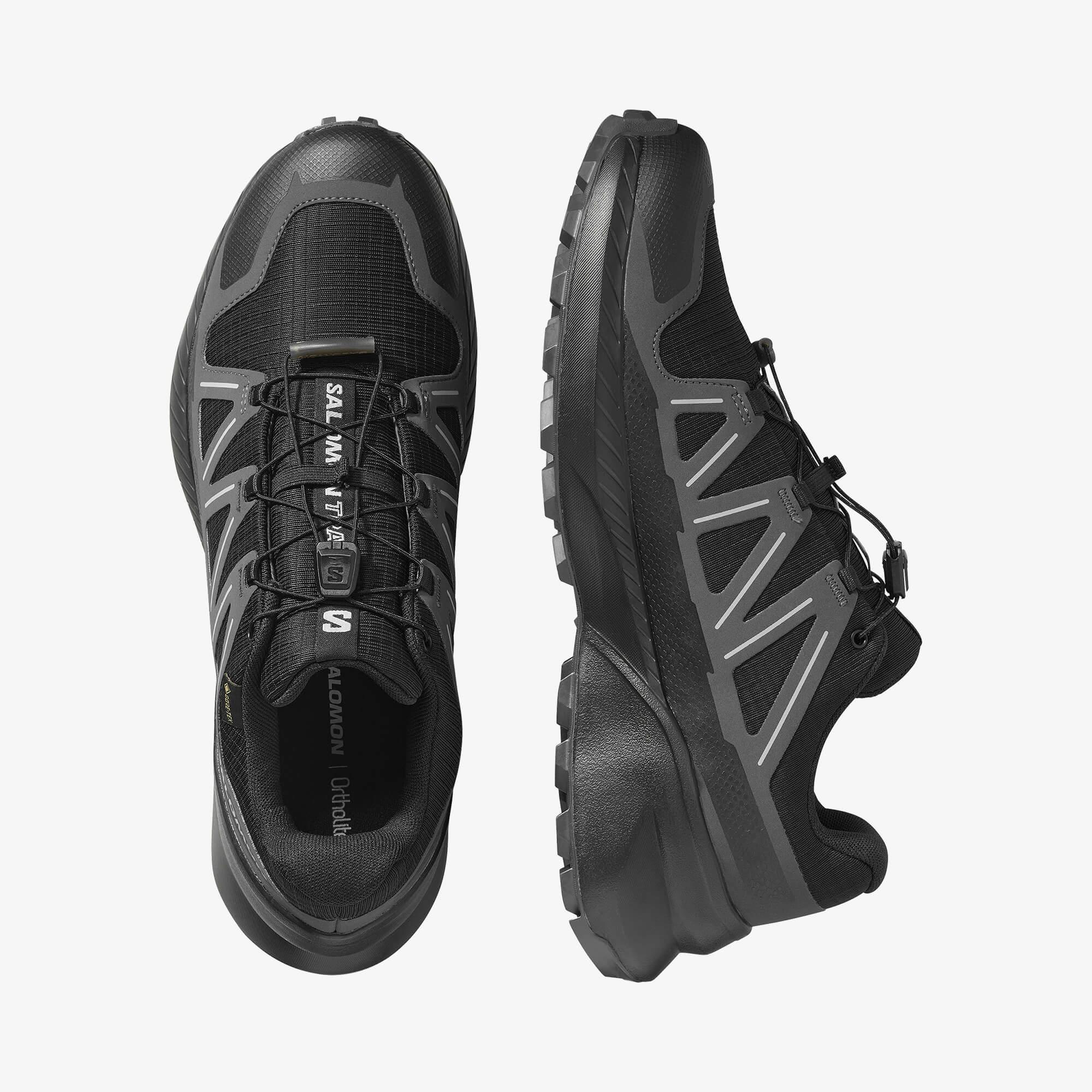 Salomon SPEEDCROSS PEAK GORE-TEX Erkek Koşu Ayakkabısı Stone Gray L47853100 - Black [L47853800] - L47853800 - image 2