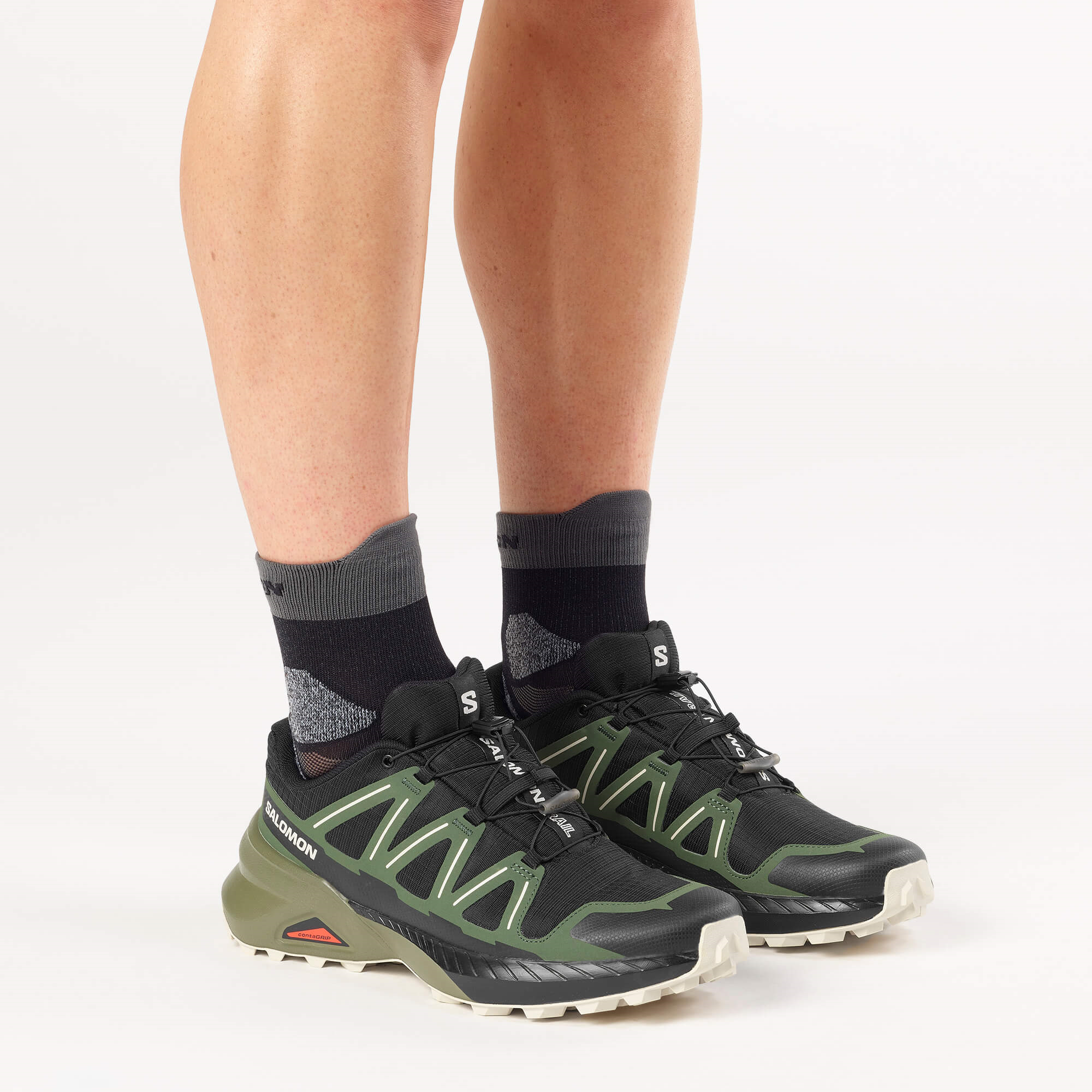 Salomon SPEEDCROSS PEAK Erkek Koşu Ayakkabısı Black L47974700 - Black - L47974700 - image 4