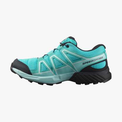 Salomon SPEEDCROSS WATERPROOF Çocuk Ayakkabı Blue Curacao L47733900 - Blue Curacao - L47733900 - image 3