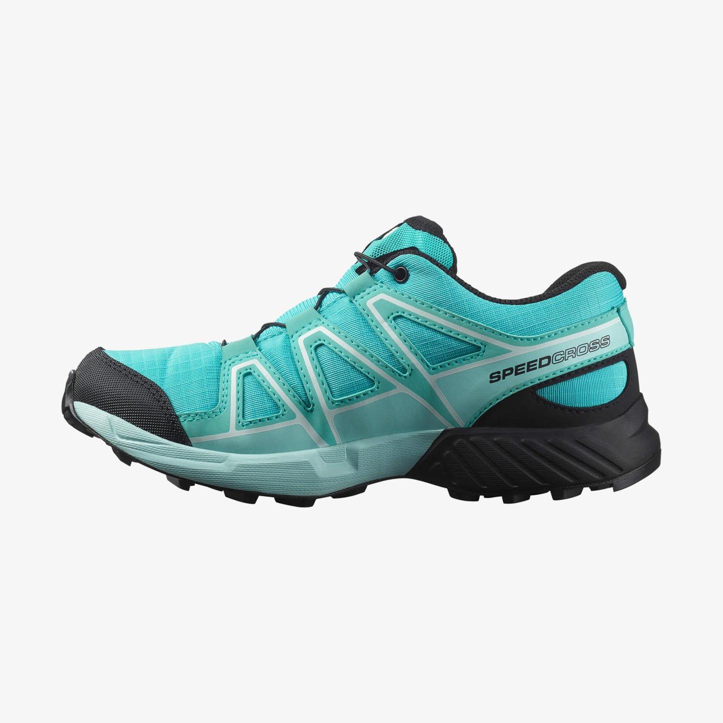 Salomon SPEEDCROSS WATERPROOF Çocuk Ayakkabı Grisaille L47856600 - Blue Curacao - L47733900 - image 3