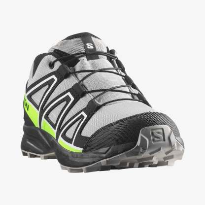 Salomon SPEEDCROSS WATERPROOF Çocuk Ayakkabı Blue Curacao L47733900 - Alloy - L47810200 - image 4
