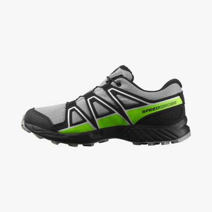 Salomon SPEEDCROSS WATERPROOF Çocuk Ayakkabı Blue Curacao L47733900 - Alloy - L47810200 - image 3