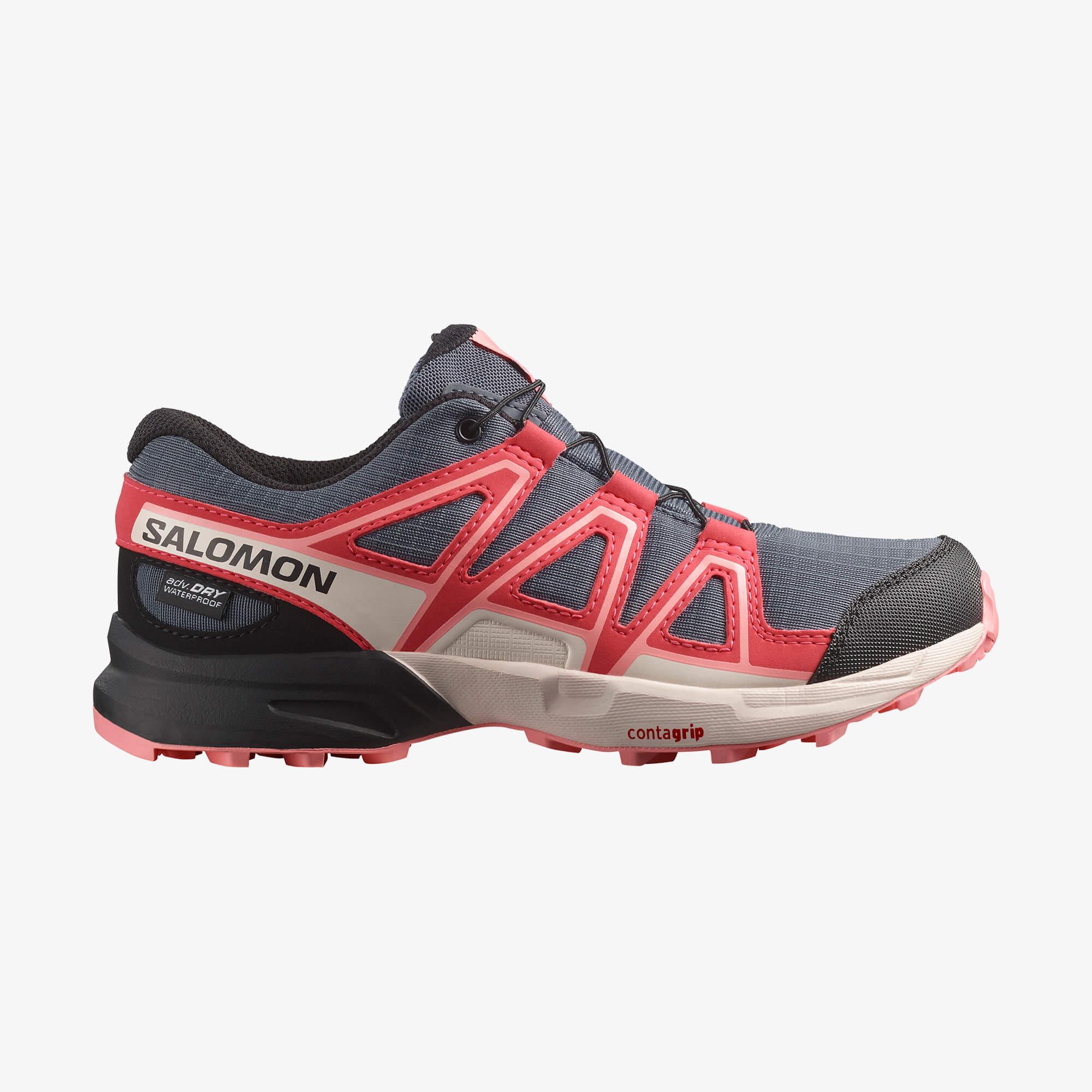 Salomon SPEEDCROSS WATERPROOF Çocuk Ayakkabı Blue Curacao L47733900 - Grisaille - L47856600 - image 1