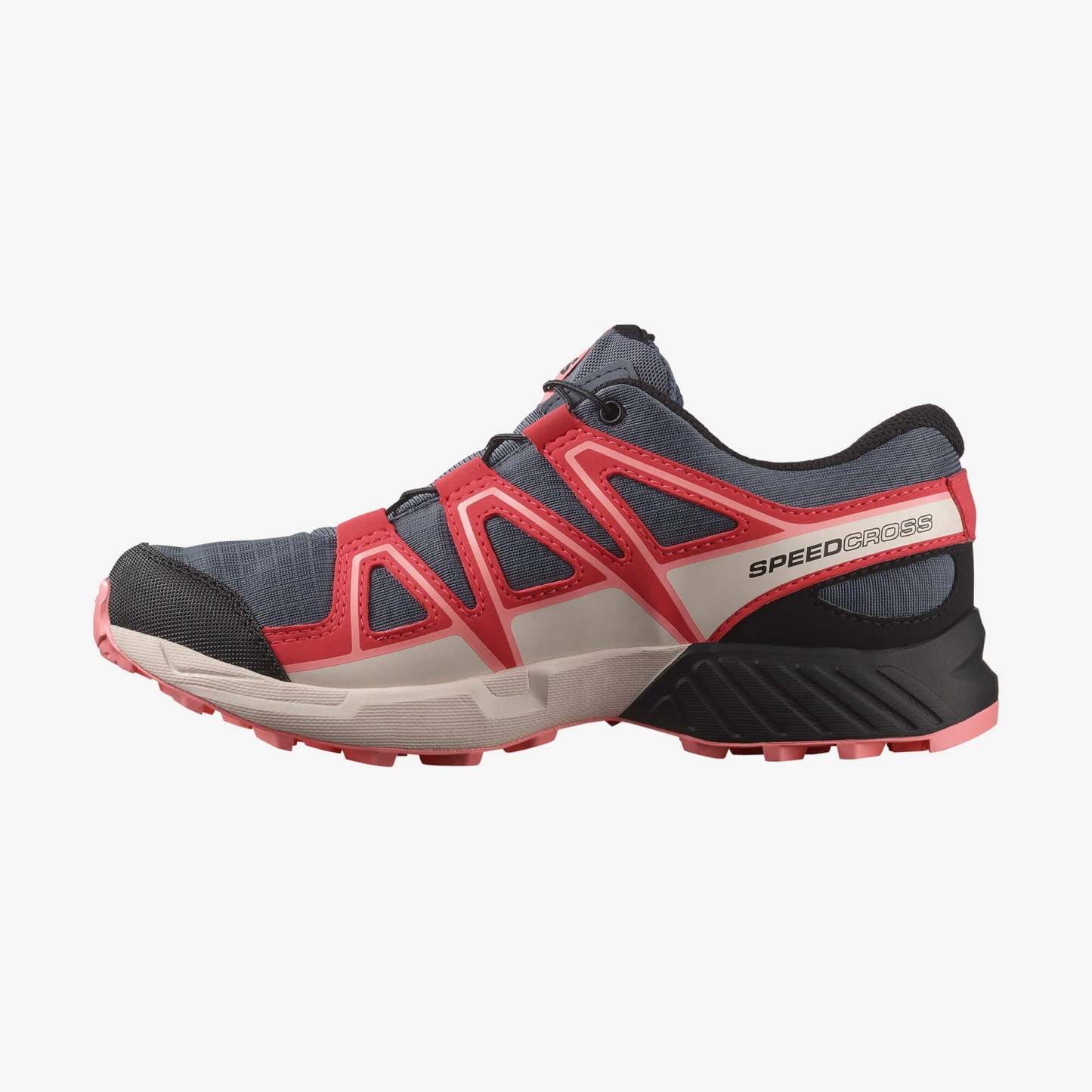 Salomon SPEEDCROSS WATERPROOF Çocuk Ayakkabı Blue Curacao L47733900 - Grisaille - L47856600 - image 3