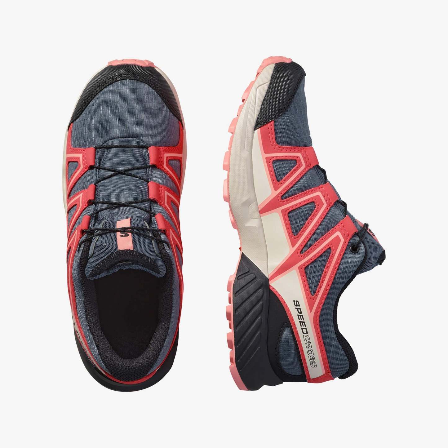 Salomon SPEEDCROSS WATERPROOF Çocuk Ayakkabı Blue Curacao L47733900 - Grisaille - L47856600 - image 2