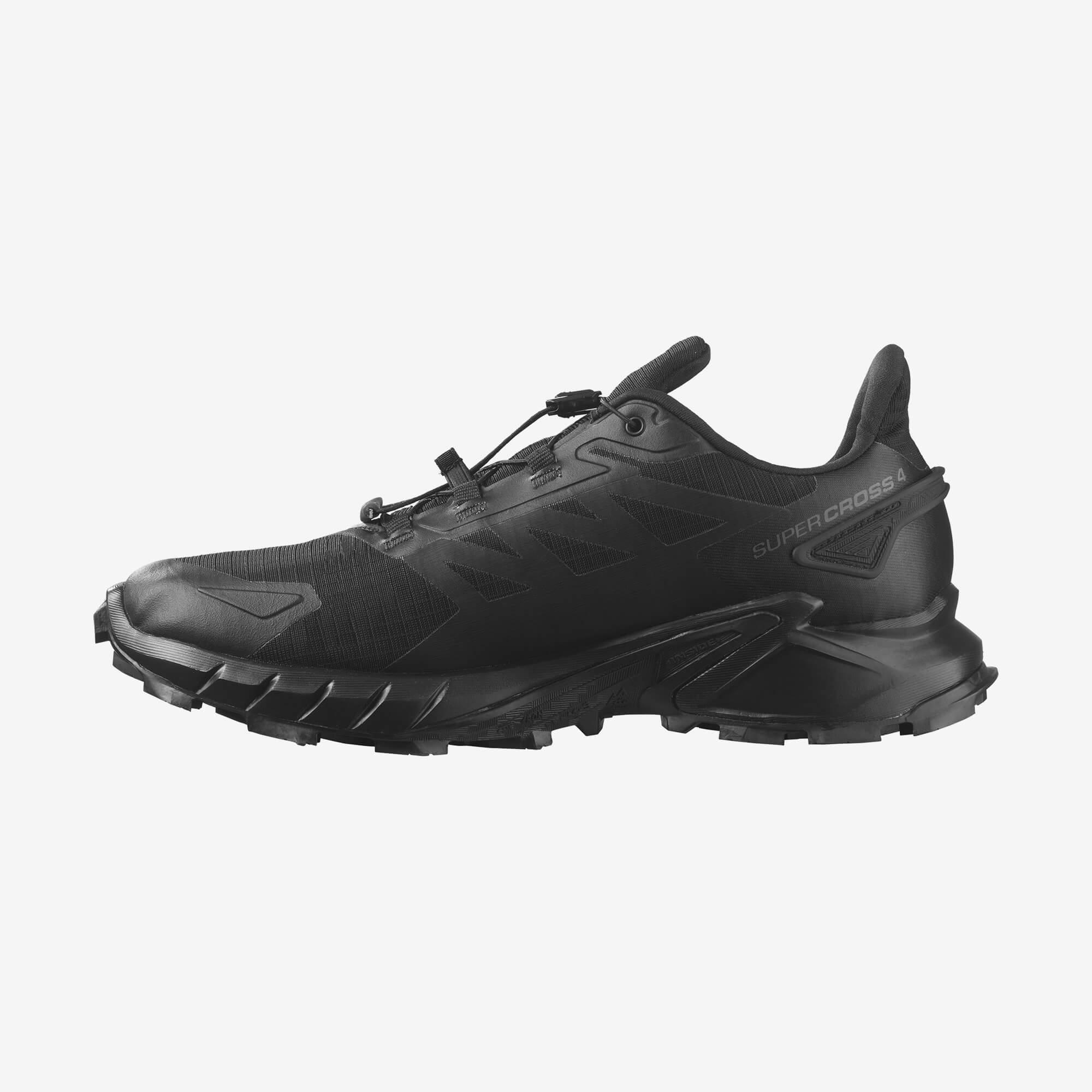 Salomon SUPERCROSS 4 GORE-TEX Erkek Koşu Ayakkabısı Spellbound L45447400 - Siyah - L41731600 - image 3