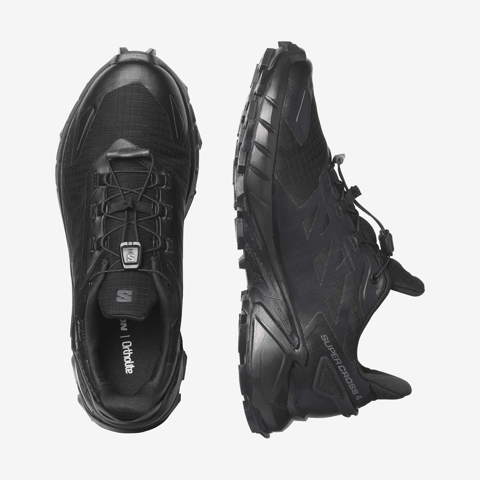 Salomon SUPERCROSS 4 GORE-TEX Kadın Koşu Ayakkabısı Nine Iron L47976100 - Siyah - L41733900 - image 2