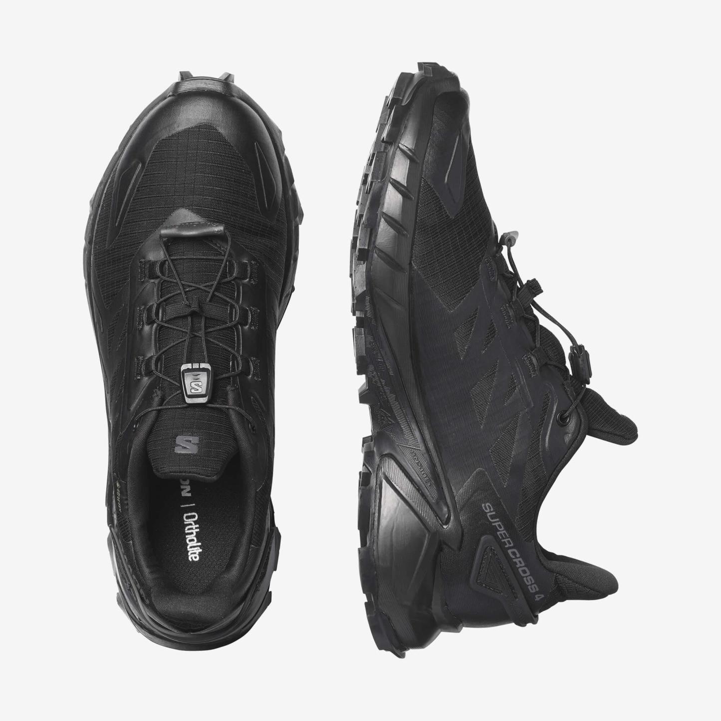 Salomon SUPERCROSS 4 GORE-TEX Kadın Koşu Ayakkabısı Nine Iron L47976100 - Siyah - L41733900 - image 2