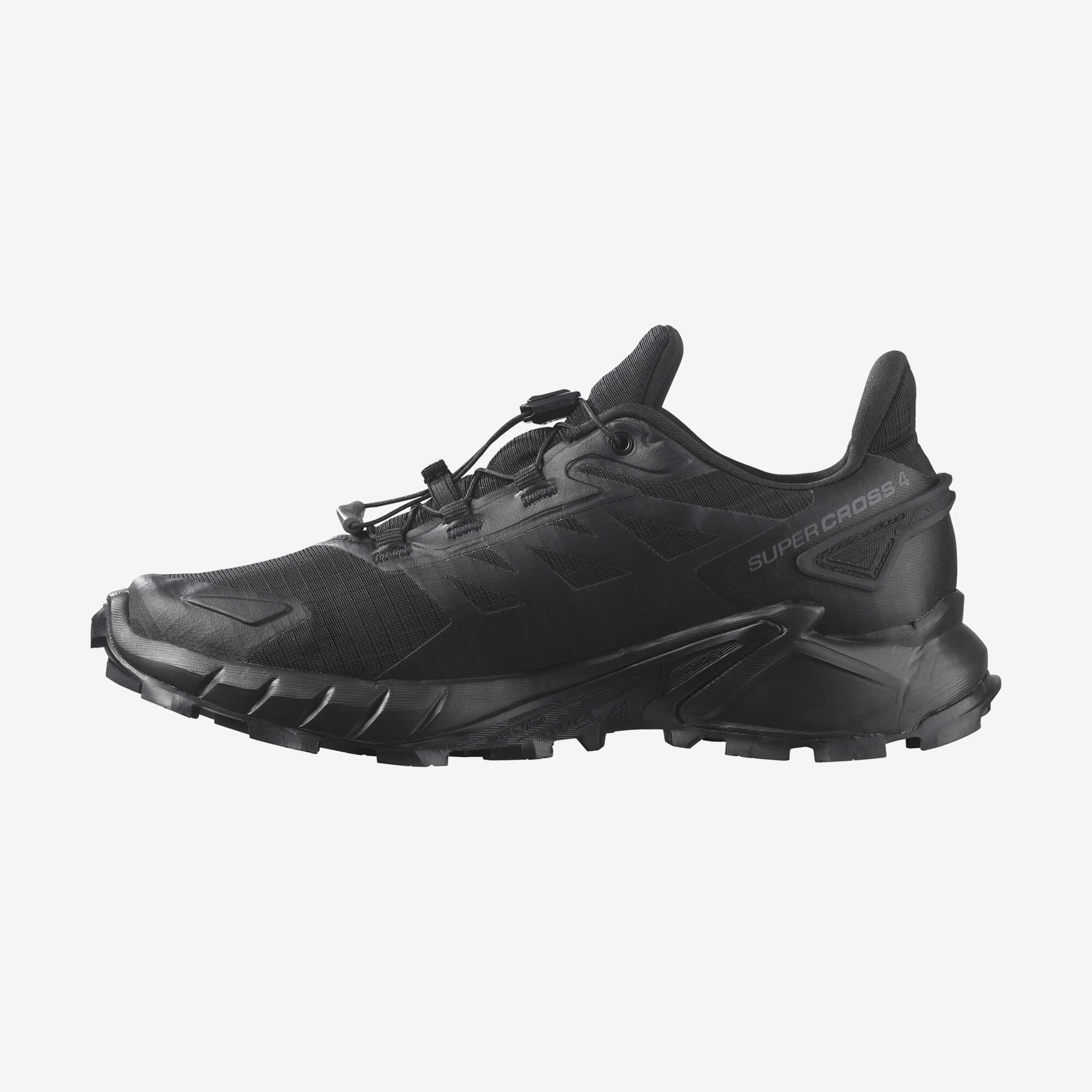 Salomon SUPERCROSS 4 GORE-TEX Kadın Koşu Ayakkabısı Nine Iron L47976100 - Siyah - L41733900 - image 3