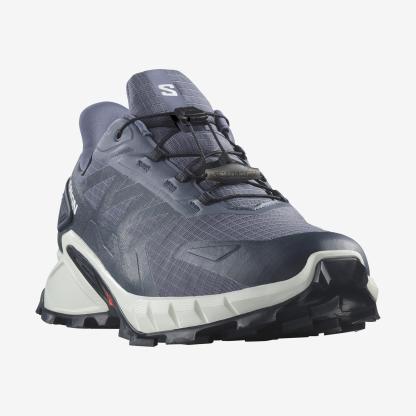 Salomon SUPERCROSS 4 GORE-TEX Erkek Koşu Ayakkabısı Spellbound L45447400 - Lacivert - L47462300 - image 4