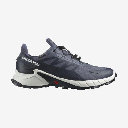 Salomon SUPERCROSS 4 GORE-TEX Erkek Koşu Ayakkabısı Spellbound L45447400 - Lacivert - L47462300 - image 1