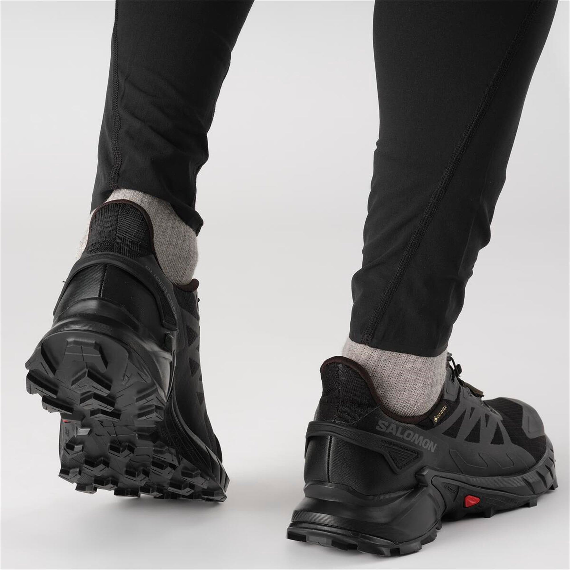 Salomon SUPERCROSS 4 GORE-TEX Erkek Koşu Ayakkabısı Spellbound L45447400 - Siyah - L41731600 - image 6