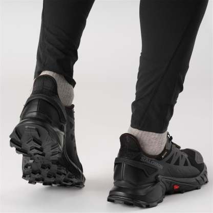 Salomon SUPERCROSS 4 GORE-TEX Erkek Koşu Ayakkabısı Spellbound L45447400 - Siyah - L41731600 - image 6