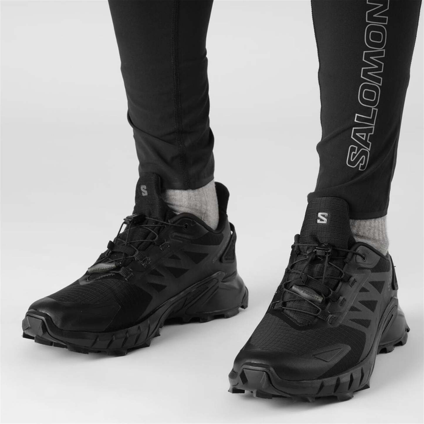 Salomon SUPERCROSS 4 GORE-TEX Erkek Koşu Ayakkabısı Spellbound L45447400 - Siyah - L41731600 - image 5