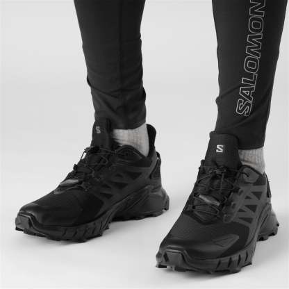 Salomon SUPERCROSS 4 GORE-TEX Erkek Koşu Ayakkabısı Spellbound L45447400 - Siyah - L41731600 - image 5