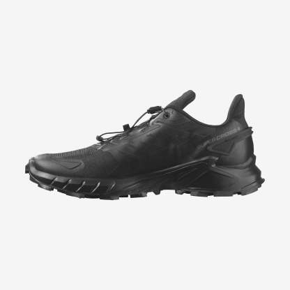 Salomon Supercross 4 Erkek Koşu Ayakkabısı - Siyah - Siyah - L41736200 - image 3