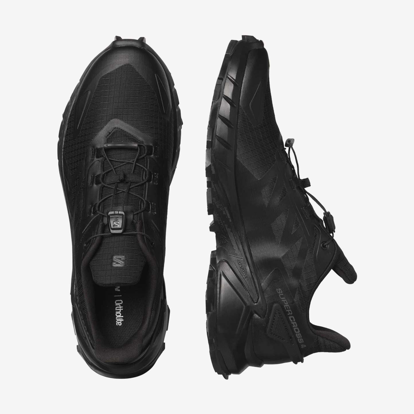 Salomon Supercross 4 Erkek Koşu Ayakkabısı - Siyah - Siyah - L41736200 - image 6