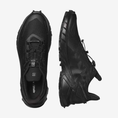 Salomon Supercross 4 Erkek Koşu Ayakkabısı - Siyah - Siyah - L41736200 - image 6