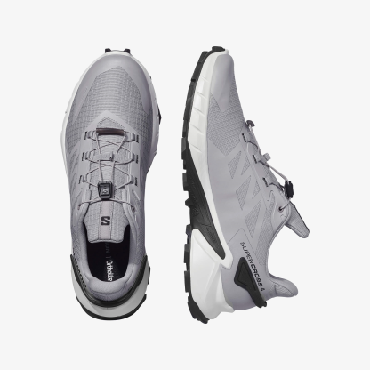 Salomon Supercross 4 Erkek Koşu Ayakkabısı - Siyah - Alloy - L45447500 - image 2